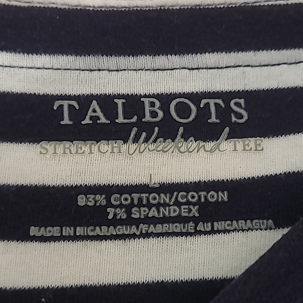 Talbots "Stretch Weekend Tee" - Picture 2 of 2
